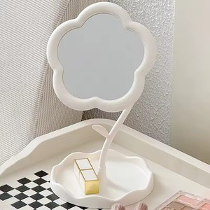 Flower Shaped Decorative Makeup <b>Mirror</b> 1Pcs Home Decor Jewelry Hair Accessories Tray <b>Tabletop</b> for Wedding - Product Image 6