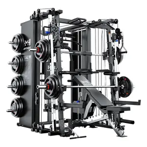 Sk Fabriek Groothandel Fitness Home Gym Smith Machine Kabel Crossover Apparatuur Smith Machine Voor Thuisgebruik