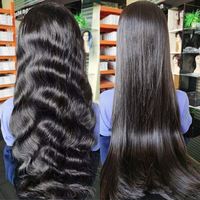 Perruques sans colle à dentelle frontale en cheveux vietnamiens bruts, à trame unique, ultra-lisses, de luxe, en cheveux humains naturels pour femmes