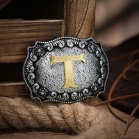 2025 européen américain nouveau Western équestre tête de taureau boucle de ceinture alliage Antique Cowboy Cowgirl boucle 3D logo personnalisation