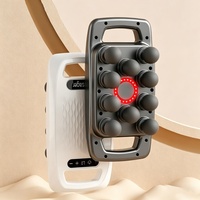 Appareil de massage corporel complet avec puce intelligente, grande zone de massage, matrice circulaire, pistolet de massage à 10 têtes, 9 réglages de vitesse, rechargeable par USB