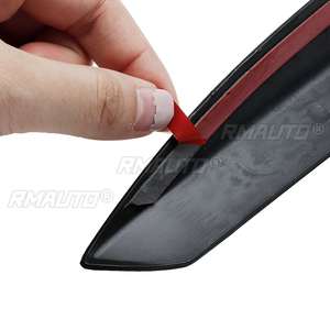 Pair Car Headlight Eyebrow Eyelids Stickers Trim <b>Cover</b> For VW GOLF VI MK6 6 2008-2013 For GTI GTR GTD Rear <b>Window</b> Side Spoiler - Product Image 5