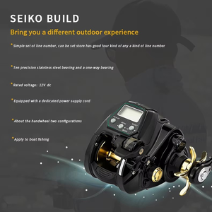 Carrete de Pesca Eléctrico EZH3000/5000 para Mano Izquierda y Derecha para Barco en Mar Profundo, Jigging y Trolling, 15 kg de Potencia de Arrastre, Hecho de Aleación de Aluminio - Product Image 4