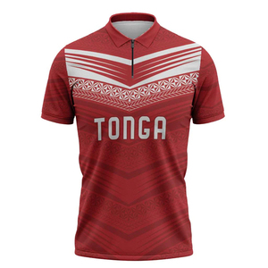 เสื้อโปโลผู้ชายมีซิปแบบปรับแต่งได้ดีไซน์ใหม่ - Product Image 1