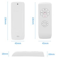 Kit de télécommande universel 3-en-1 pour ventilateur de plafond, contrôle de la lumière, de la minuterie et de la vitesse, compatible Honeywell, 10A max. Courant 220V Max.