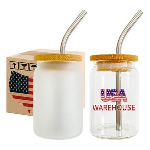 Mini-verre en verre de 3,5 oz avec couvercle et paille, personnalisable par sublimation avec logo, impression DIY pour mariage, fête, vacances - Product Image 1