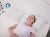 Warm Universe Cool Gewebtes Atmungsaktives Weiches Air-Memory-Schaum-Kissen für Nacken- und Schulterschmerzen, Abnehmbar, Waschbar, Anpassbar