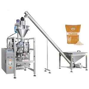 Vollautomatische vertikale Sack-Mais Pulver-Verpackungsmaschine Lebensmittel Mais Banane Mehl Verpackungsmaschine
