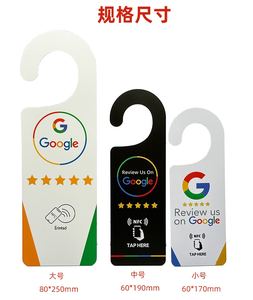 16 yıl fabrika özelleştirilmiş High-<span class=keywords><strong>End</strong></span> PVC NFC kartvizit Tiktok Facebook Google incelemesi için RFID çip 213 215 216 ile - Product Image 6