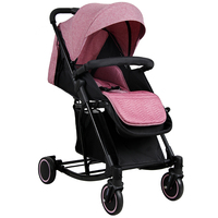 Vente en gros Poussette pour bébé légère et facile à plier Landau à bascule pour nouveau-né Poussette pour bébé avec système de voyage