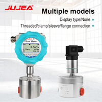 Débitmètre à engrenages circulaires affichage numérique 4-20mA/impulsion/RS485 huile hydraulique haute viscosité en acier inoxydable Micro capteur de débit à engrenages