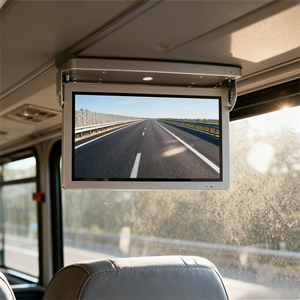 Monitor LCD para Autobús OSK de 18.5 Pulgadas, Pantalla de Techo Abatible de 19 Pulgadas, Monitor para Autocares de 12V/24V - Product Image 1