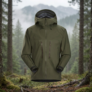 Veste de ski unisexe coupe ajustée à col montant et capuche, en toile patchwork, coupe-vent et imperméable, idéale pour l'automne et l'hiver en extérieur - Product Image 3