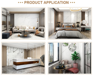 Bán Hot PVC tấm đá cẩm thạch không thấm nước tấm đá cẩm thạch PVC Panel tường tấm cho phòng tắm trang trí - Product Image 2