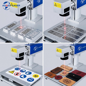 Máquina de Marcado Láser UV Portátil Dividida AOGEO MAIMAN, Máquina de Marcado Láser 3D de 3W 5W con Tecnología Gdb para Vidrio Pulsado - Product Image 2