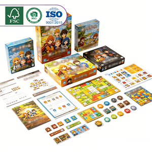 Hong Sheng Juego de Mesa con Cartas y Empaque, Rompecabezas, <span class=keywords><strong>Juegos</strong></span> de Mesa para Niños con Mapas y Piezas de Ajedrez para Niños Pequeños - Product Image 1