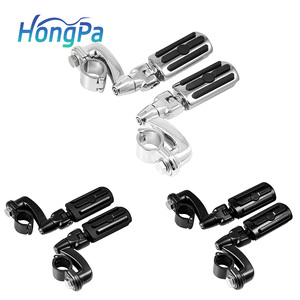 Poggiapiedi del pedale della protezione del motore della pedana del motociclo della barra dell'autostrada in alluminio per Harley - Product Image 4