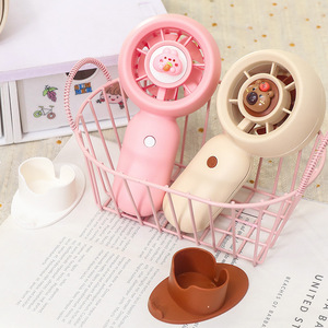 Portable Handheld Rechargeable Fan With 3 Speeds <b>Battery</b> <b>Operated</b> Desk Fan For Outdoor Indoor Use - Product Image 4