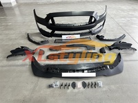 Kit carrosserie de pare-chocs avant GT350 R pour Mustang 2015-2017, avec clips, pour conversion et mise à niveau facelift, ajustement universel