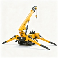 Grue araignée articulée de 3 tonnes, grue de levage compacte pour opérations en espace confiné