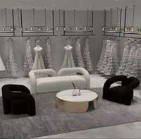 Canapé inclinable moderne en laine d'agneau - Chaise de détente pour bureau à domicile et salon avec pieds en bois et tissu bouclé