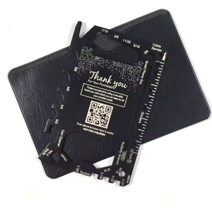 46 chức năng trong 1 đổi mới biểu tượng tùy chỉnh kinh doanh Thẻ quà tặng Survival kim loại Wallet chai Opener thẻ tín dụng đa công cụ thẻ - Product Image 1