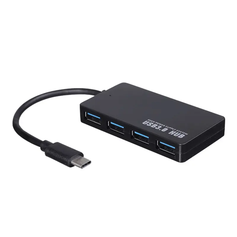 High Speed 4 Ports USB 3.0 Hub USB C Type C Docking Station For PC Laptop Computer Accessories