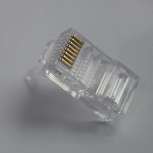 Soulin UTP Cat6 CAT7 Keystone <span class=keywords><strong>Ethernet</strong></span> cổng mạng RJ45 kết nối 8P8C Modular cắm 1.0 pha lê tiêu đề RJ45 Keystone <span class=keywords><strong>Ethernet</strong></span> - Product Image 2