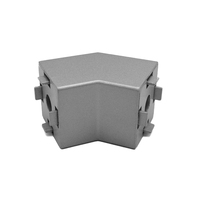 Support d'angle en alliage d'aluminium à 135 degrés, structure triangulaire pour profilés industriels à rainure 10
