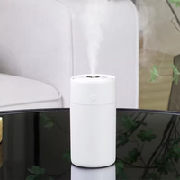Diffuseur d'huiles essentielles portable USB mini ultrasonique à brume fraîche avec lumières LED, humidificateur d'air de bureau de haute qualité pour voitures et maison, aromathérapie