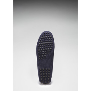 Mocassini da Guida, Blu Navy in Camoscio - Product Image 5