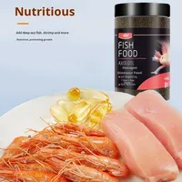 Nourriture pour poissons dinosaures, petits granulés pour axolotls, nourriture pour poissons de fond, matériau coulant, éclaircissant les écailles, riche en nutriments