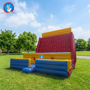 Mur d'<span class=keywords><strong>escalade</strong></span> gonflable d'extérieur à succès pour adultes et enfants 6x8x8m 0,45-0,55mm PVC Portable - Product Image 1