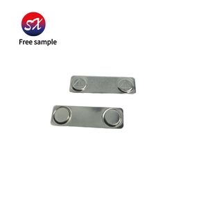 סין ספקים הנמכר ביותר מוצרים מגנטי תג שם מחזיק עם קלטת שם תגי מגנטים קליפ מזהה תגי מגנט - Product Image 5