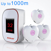 Système d'alerte d'appel infirmier intelligent Tuya WIFI sans fil pour personnes âgées, bouton SOS d'urgence pour aidants, portée 1000m