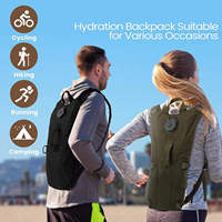 Sac à dos d'hydratation tactique Oxford imperméable et tendance à bas prix avec doublure en nylon Molle pour la course et l'extérieur