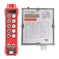 Télécommande radio industrielle filaire IP66 étanche à 10 boutons double vitesse pour ventilateur de pont roulant, fournie par l'usine