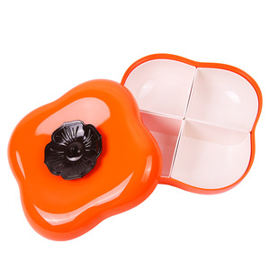 Five In One Persimmon Fruit Box Candy Storage Compartment Household Snack Container Living Room Decorative Storage Box - Product Image 5