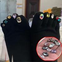 Chaussettes tendance en coton respirant et antidérapant pour achat en gros, design personnalisé, motif diamant interchangeable, usage quotidien