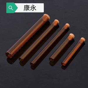 Glass Incense Tube <b>Bottle</b> 1.5Cm X 22Cm With <b>Cork</b> Stopper For Storage And Display - Product Image 2
