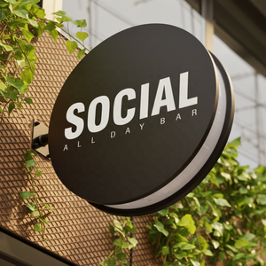 Insegna Luminosa LED Bifacciale Personalizzata per Pubblicità Aziendale Esterna con Impermeabilità IPX7 e Compatibilità Homekit - Product Image 1