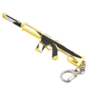 最流行的射击游戏Volorant玩具12厘米valorants Prime幻影Cosplay金属锌合金钥匙扣