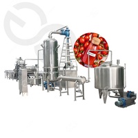 Machine automatique complète de fabrication de confiture de fruits à petite échelle broyeur de pâte de jujube usine de transformation ligne de production de ketchup de tomate