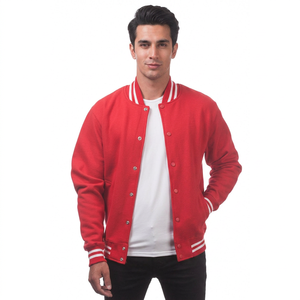 Veste de baseball en satin 100% polyester, veste bomber personnalisée pour homme grande taille - Product Image 1