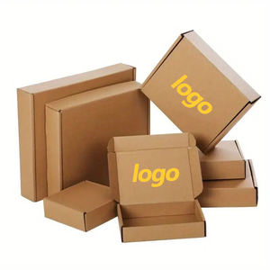 Custom Corrugated Board White Cartons Mailing <b>Moving</b> Shipping <b>Boxes</b> with Printing <b>Cardboard</b> Packaging Folder Type - Product Image 6