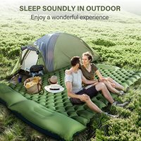 Double tapis de Camping gonflable, tapis de Camping ultraléger pour 2 personnes