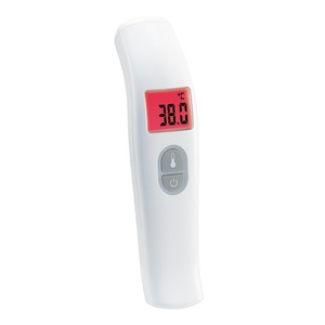 Termómetro infrarrojo sin contacto con alerta instantánea de fiebre y pantalla LCD grande para un control rápido y preciso de la temperatura frontal - Product Image 1