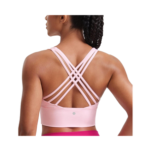 Sujetadores Deportivos Largos Cruzados CRZ YOGA Transpirables de Alta Sujeción con Sensación de Desnudez para Mujer - Sin Varillas, Acolchados, con Tirantes, Estilo Yoga Corto - Product Image 1
