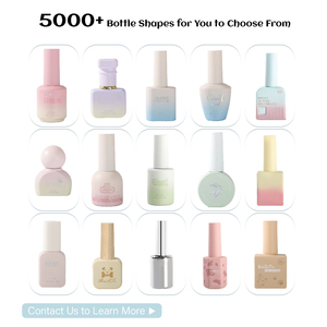Chai sơn móng tay gel mềm mại tùy chỉnh OEM/ODM 12ml 15ml, chai sơn móng tay rỗng, chai thủy tinh vuông có cọ - Product Image 6