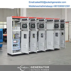 Silenzioso tipo di gruppo di generatori diesel controllato da ATS Pannello e la sincronizzazione In Parallelo cabinet
